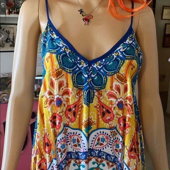 Jealous Tomato Trapeze Swing Maxi Dress  NWT XS - Picture 3 of 12